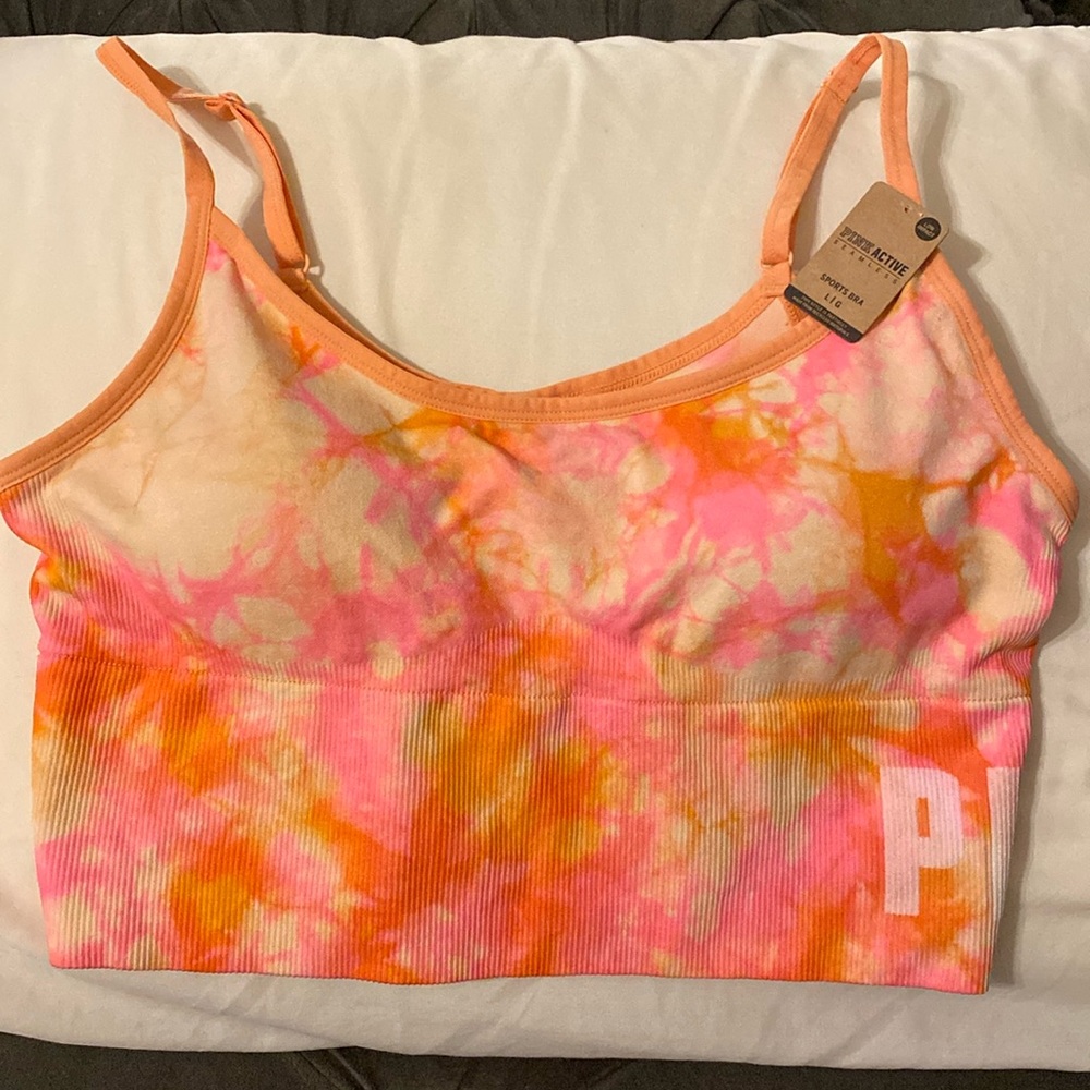 Pink Active Seamless Sports Bra